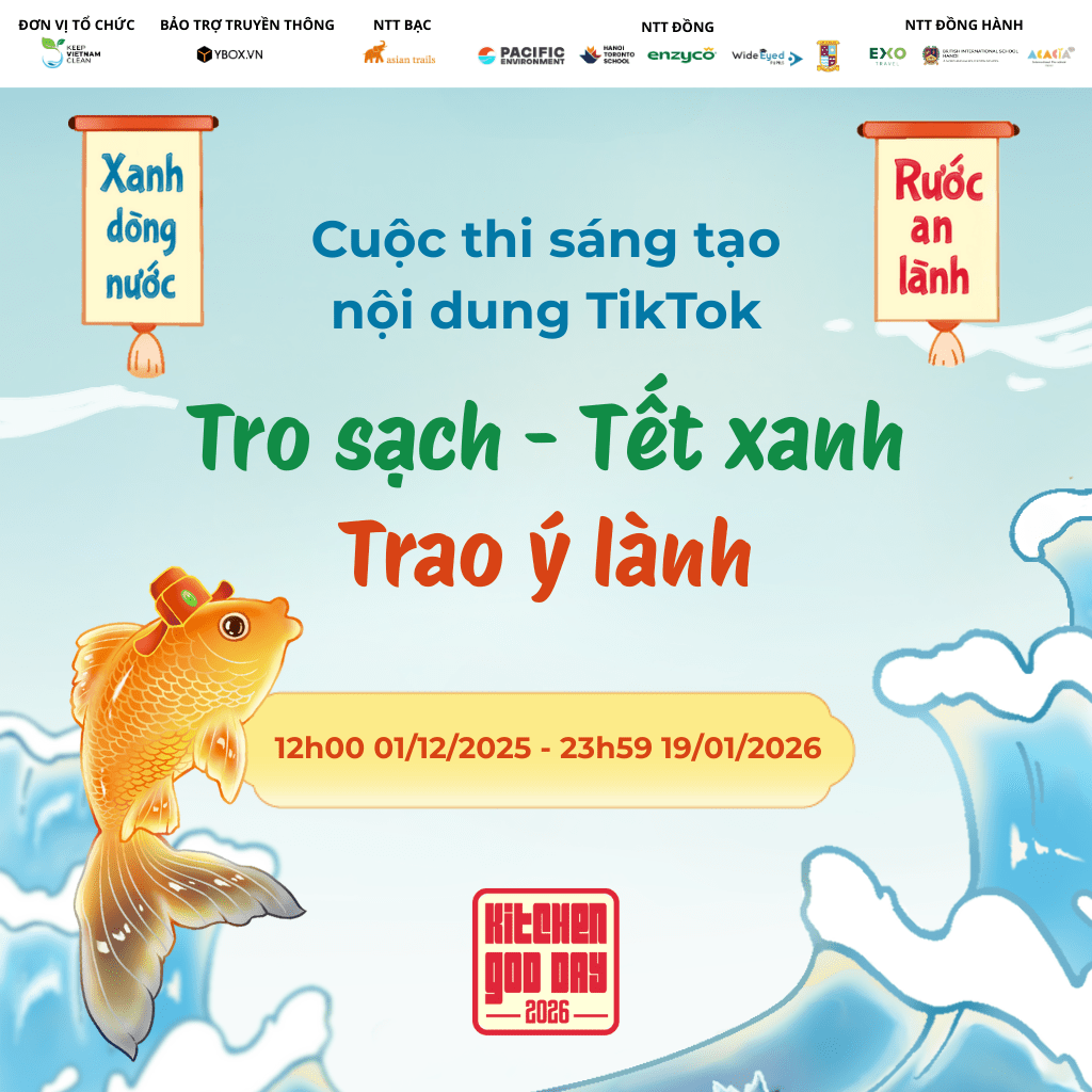 TikTok Content Creation Contest “CLEAN ASH – GREEN TẾT – SHARING GOOD INTENTIONS” in Response to the Kitchen God Day 2026 Campaign