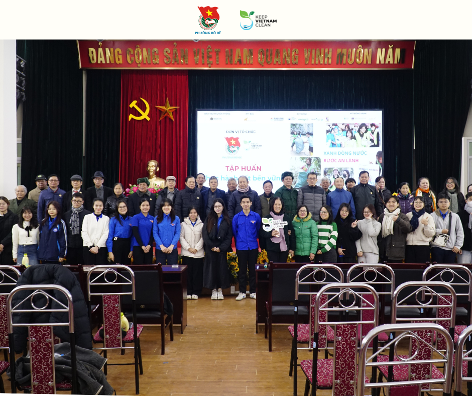 SỰ KIỆN TẬP HUẤN “THỰC HÀNH TẾT BỀN VỮNG” TẠI PHƯỜNG BỒ ĐỀ VÀ THÔN THỤY LÔI 01/2026: CÙNG KEEP VIETNAM CLEAN HƯỚNG TỚI MỘT DỊP TẾT KHÔNG RÁC THẢI